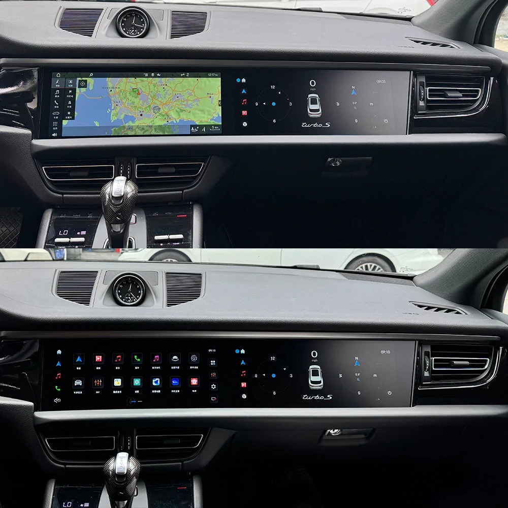 Factory  21   Dual Android Screen Car Audio for  Macan PCM5.0 2018-2024 Car Entertainment with 4G Wireless Carplay